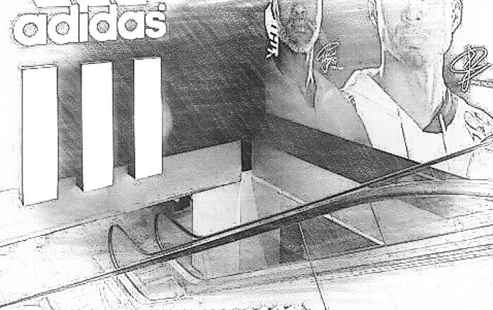 Противопожарные шторы в супермаркете Adidas в Париже